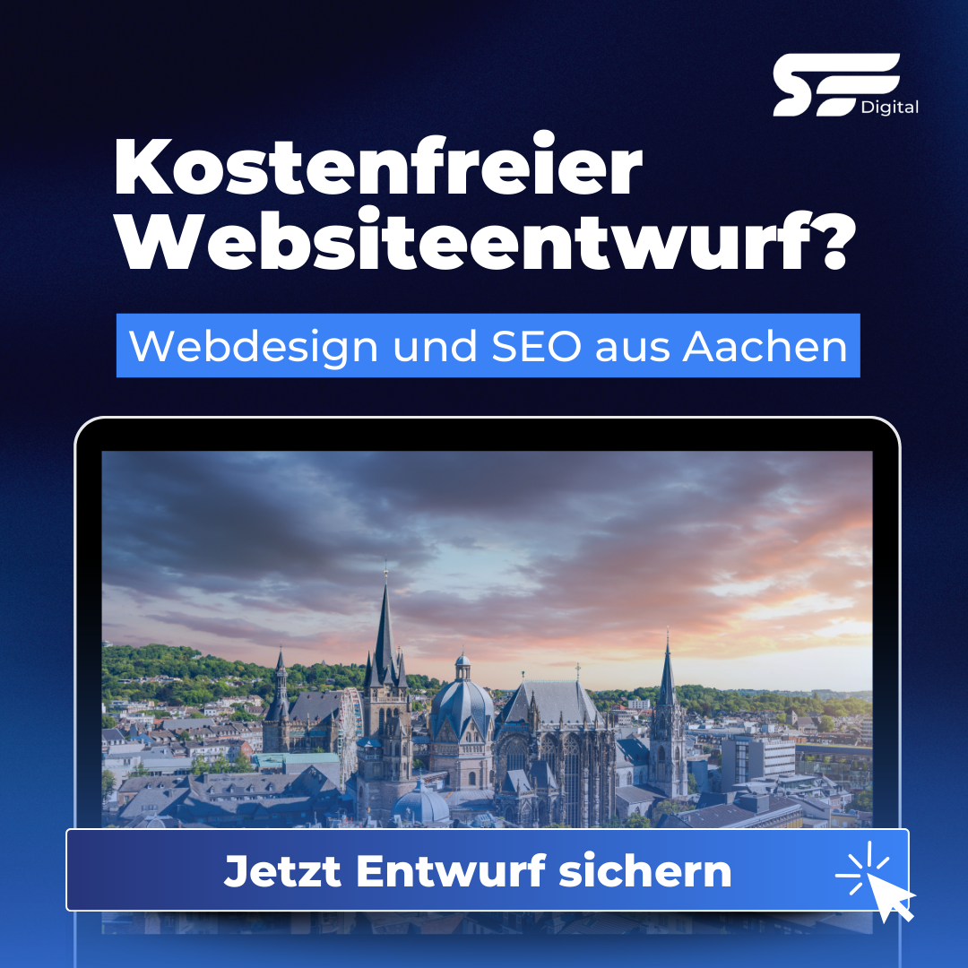 SEF Digital Facebook ad: Kostenfreien Website Entwurf sichern!