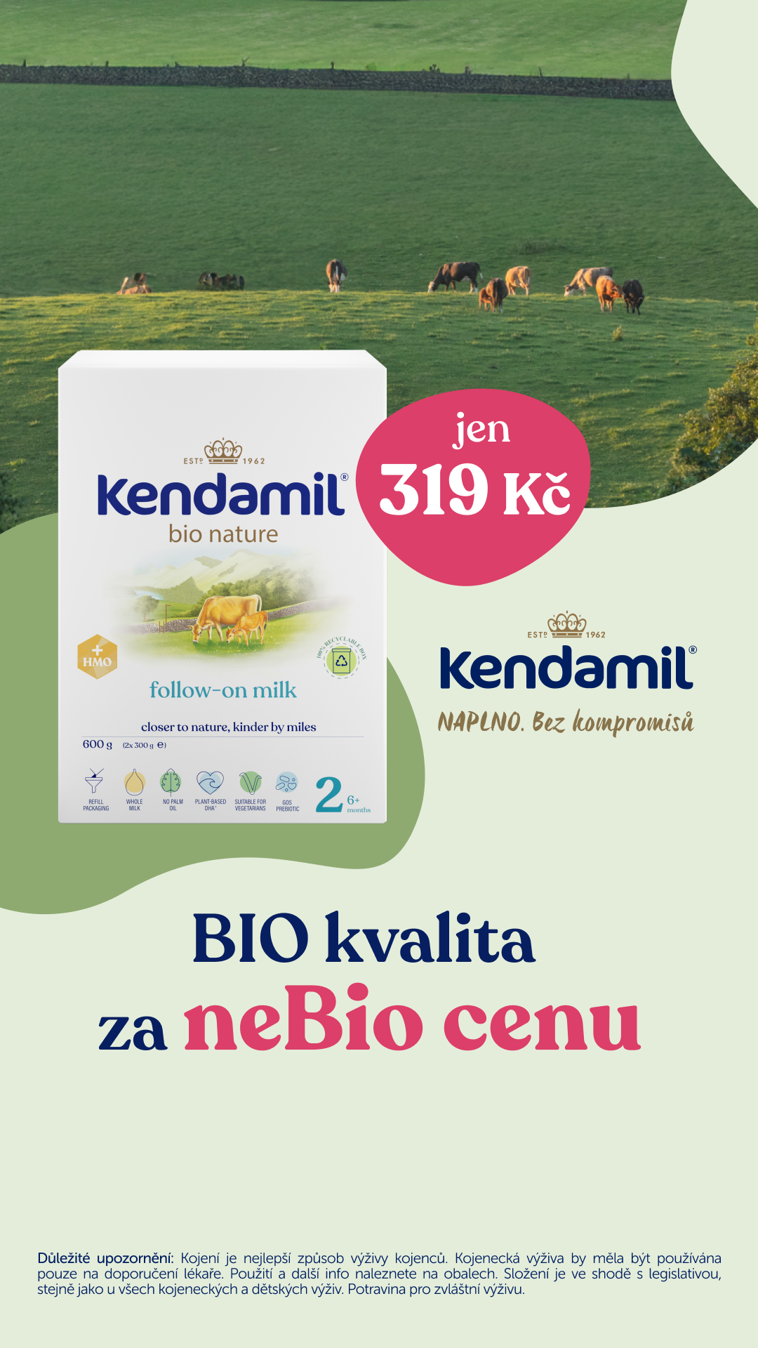 Kendamil CZ&SK Facebook ad from Mar 2, 2026