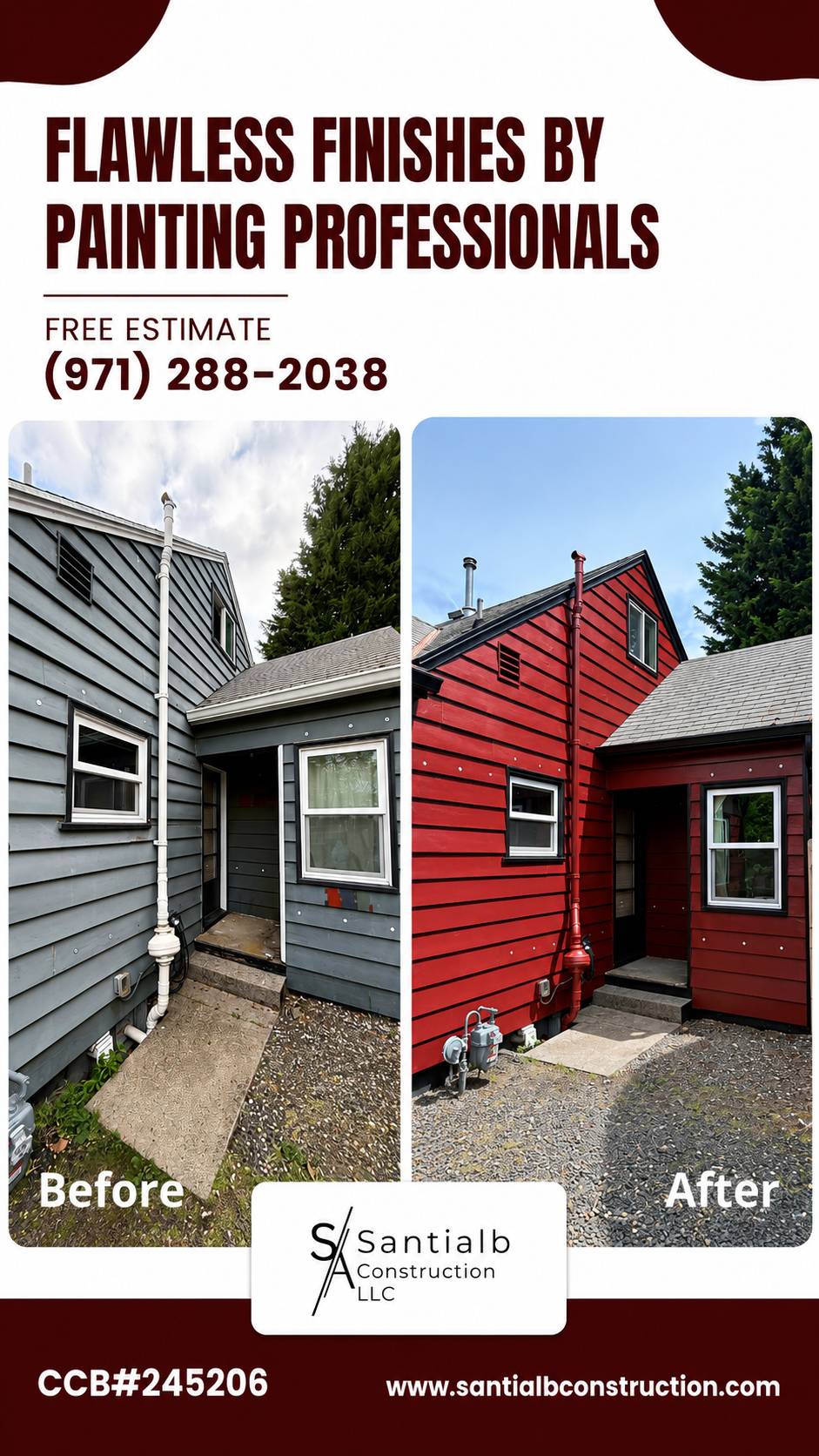 Santialb Construction LLC Facebook ad from Jun 12, 2026