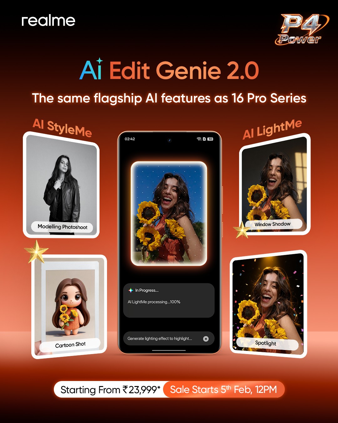 realme Facebook ad