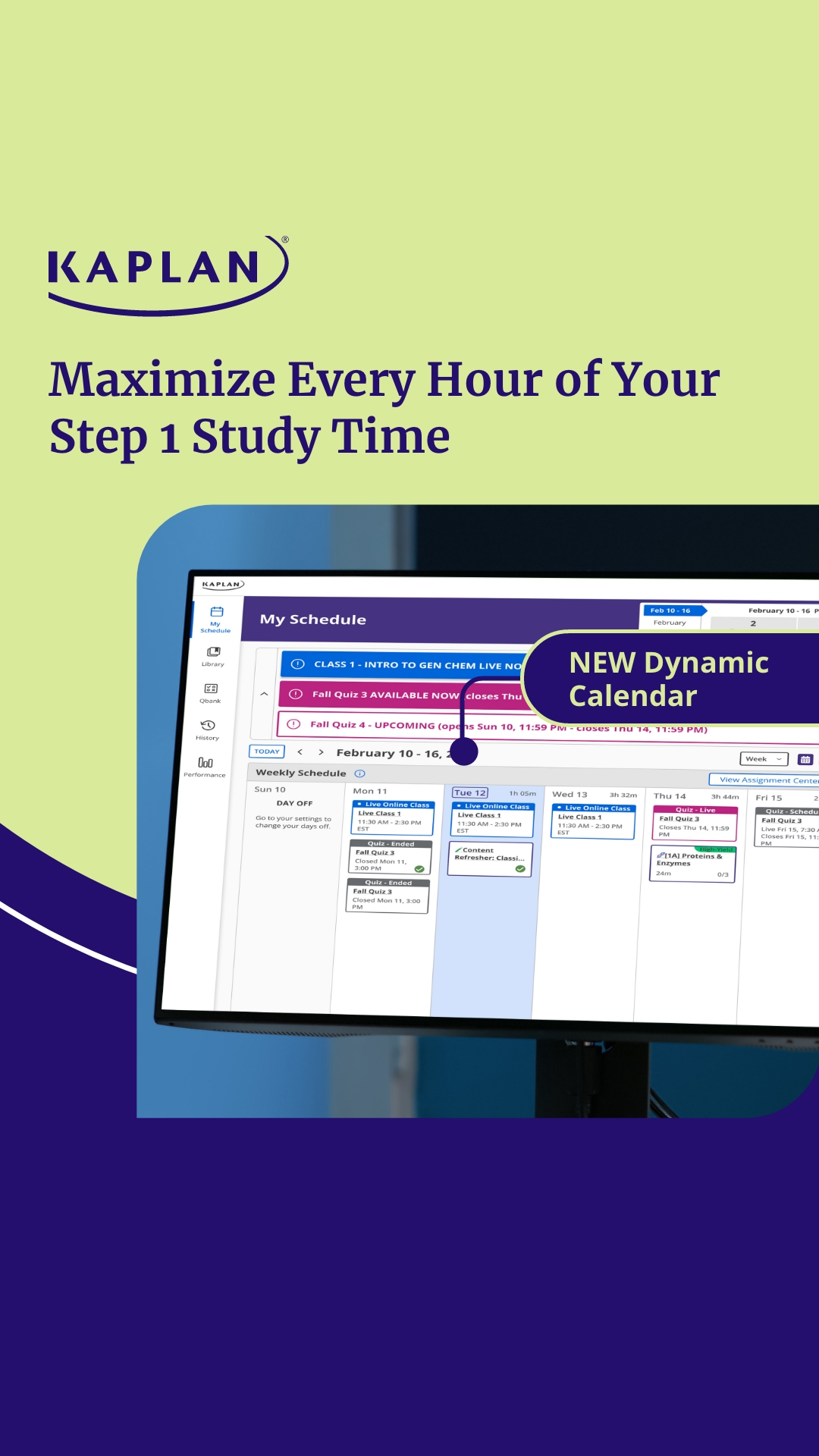 Kaplan Health Facebook ad: The Most Efficient Step 1 Prep