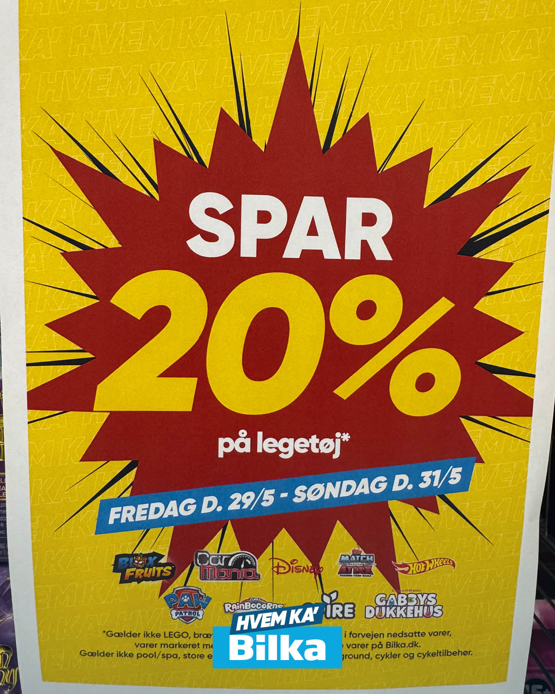 Bilka Facebook ad