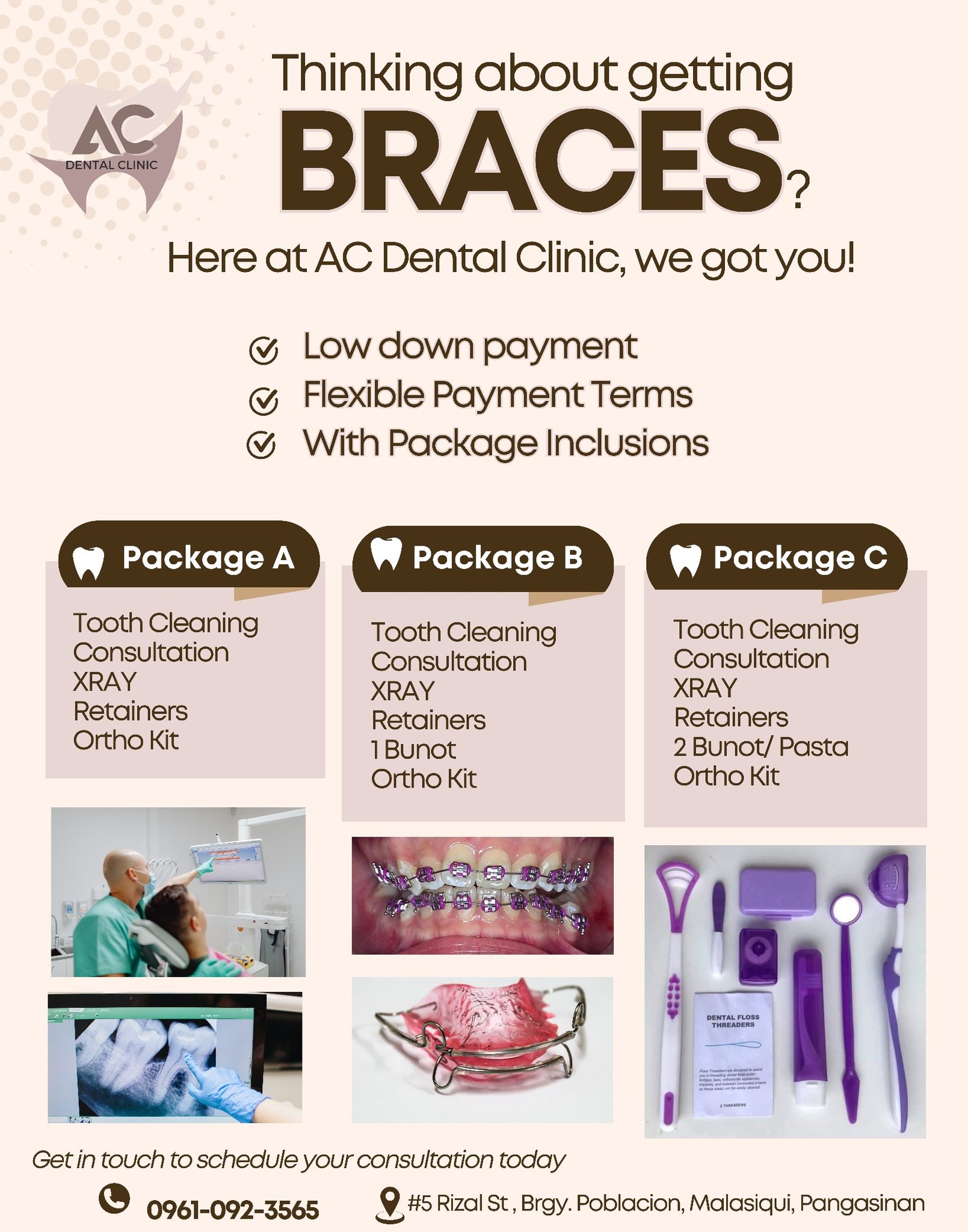 AC Dental Clinic Malasiqui Facebook ad: Here at AC DENTAL CLINIC, our aim is…