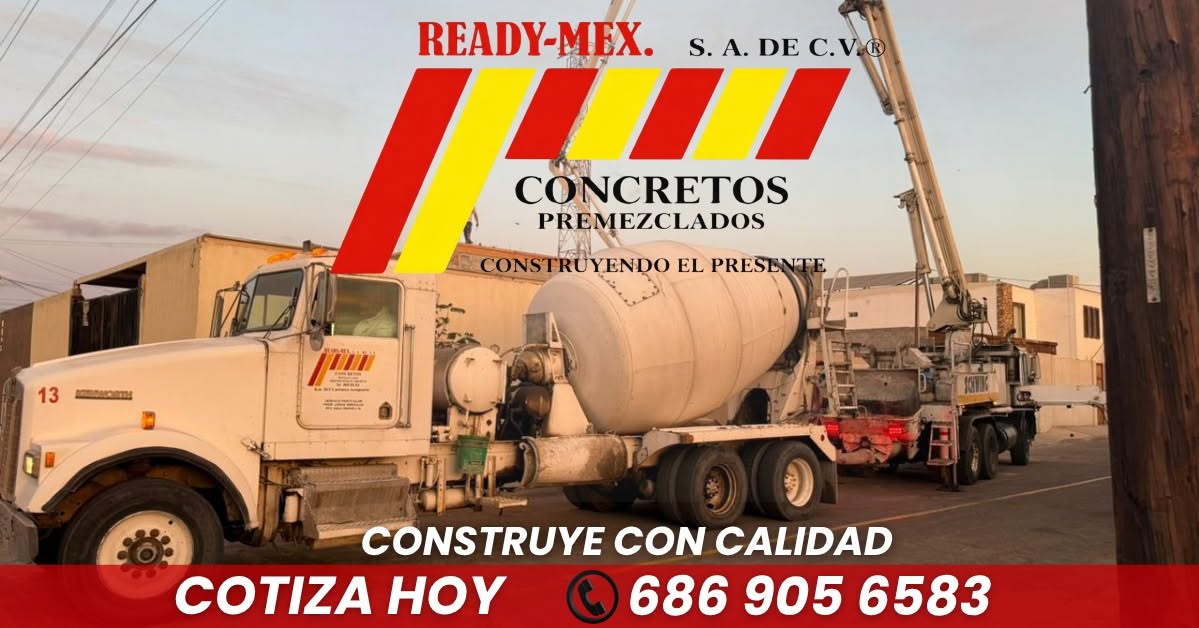 Concretos Ready-Mex Facebook ad: CONCRETO PREMEZCLADO