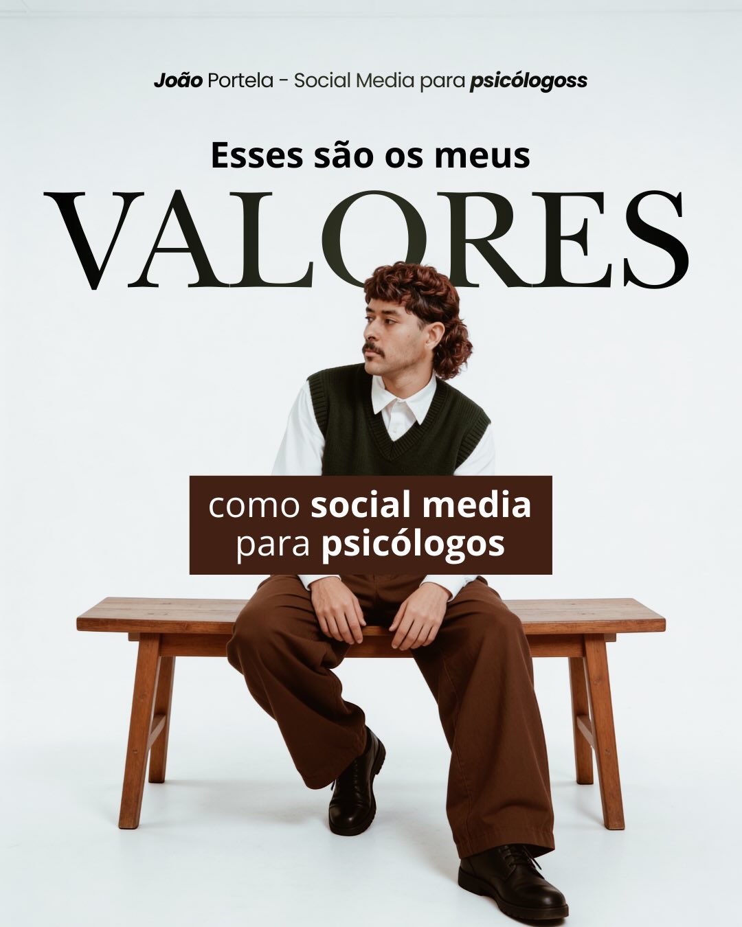 Studio Alma PSI Facebook ad: Valores que eu não abro mão.