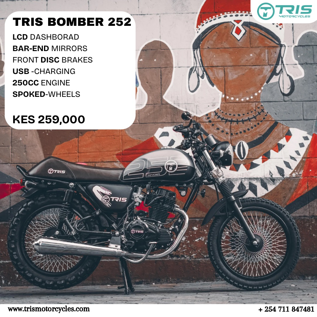Tris Motorcycles Facebook ad: Get A Tris Bomber 252