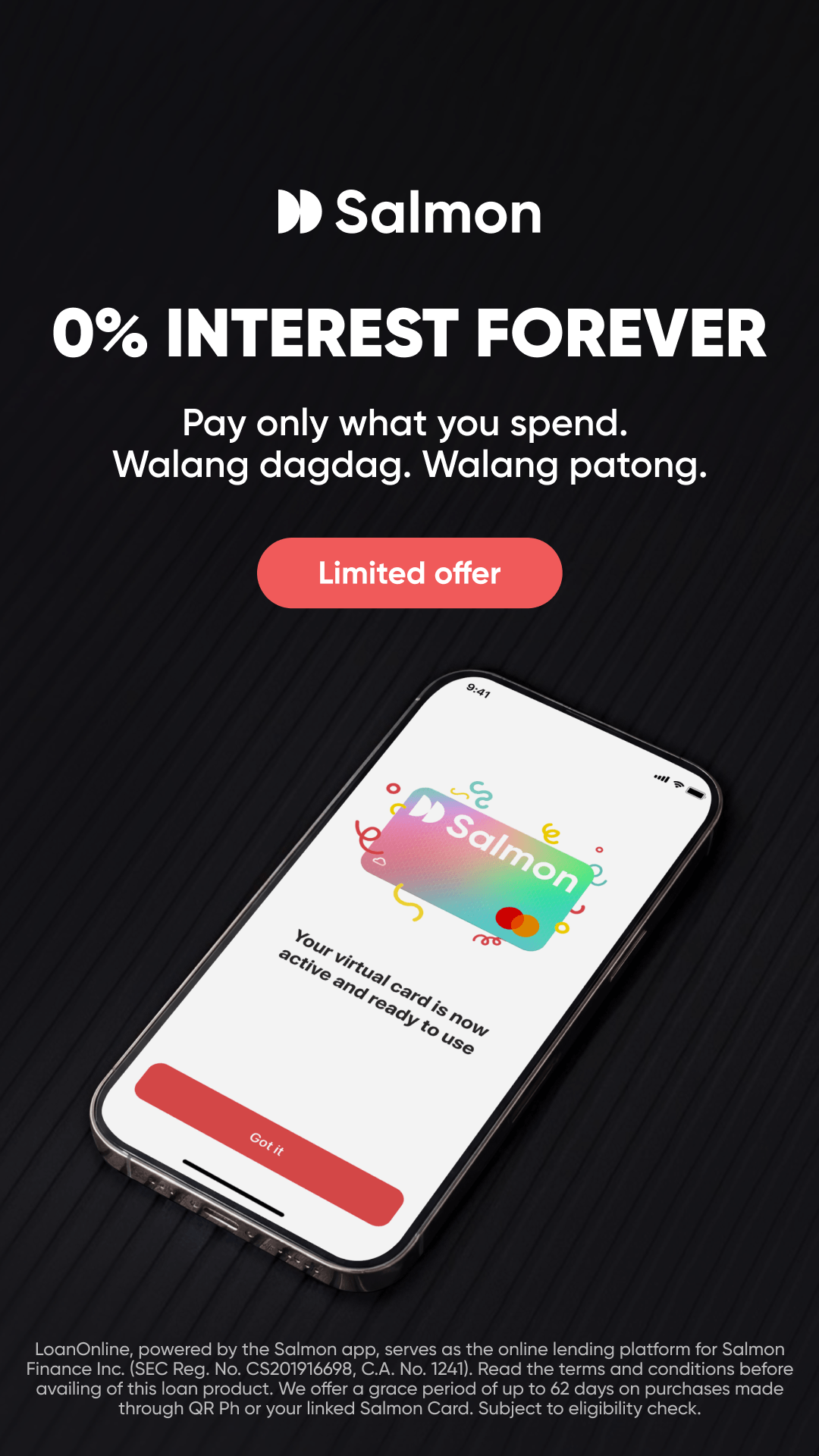 Salmon Philippines Facebook ad