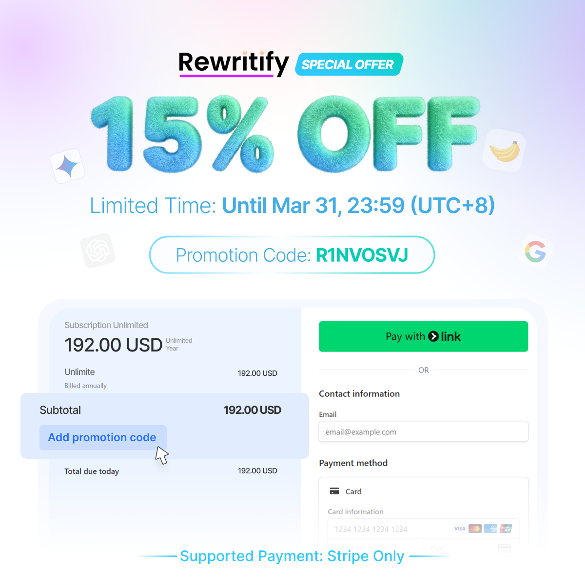 Rewritify Facebook ad