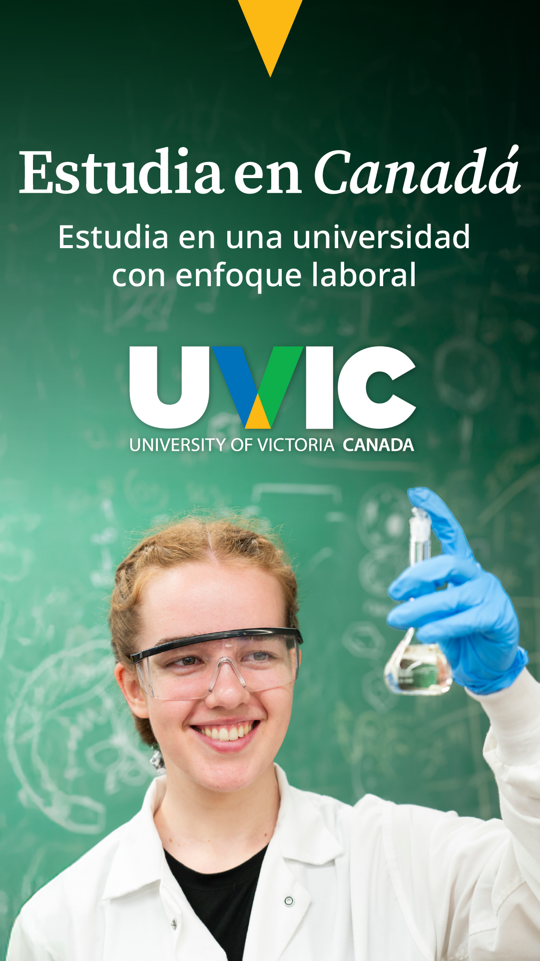 University of Victoria Facebook ad