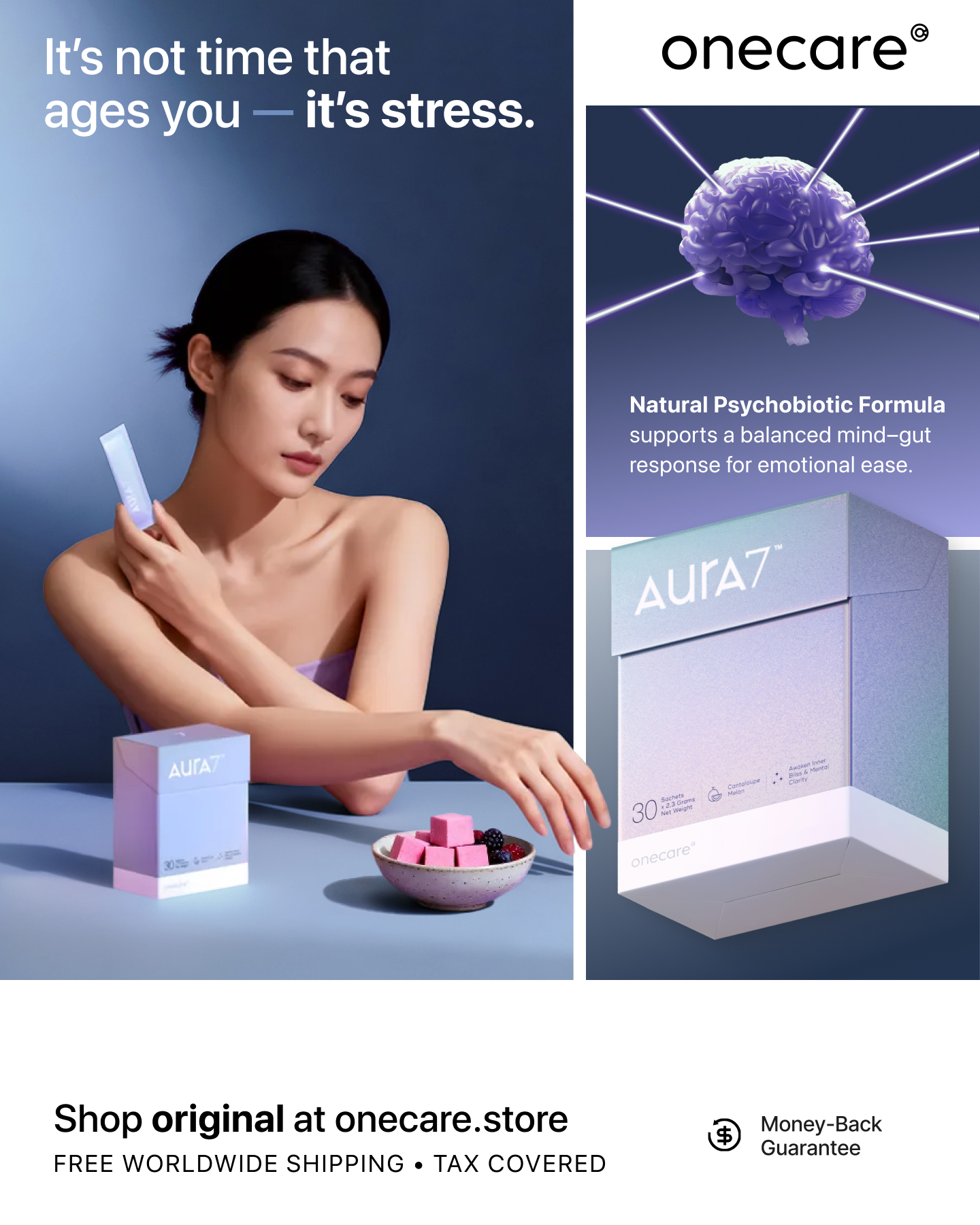 AURA7 Facebook ad