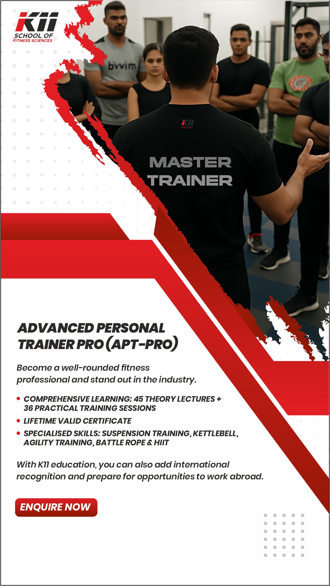 K11 School of Fitness Sciences Facebook ad