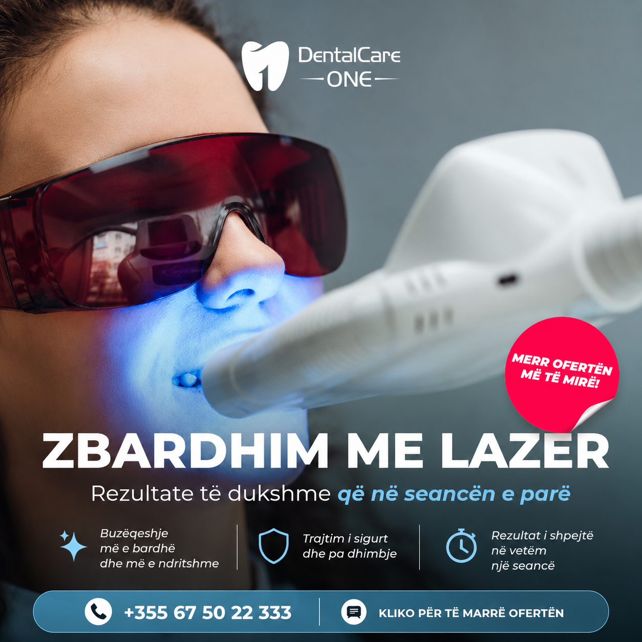 DentalCare One Albania Facebook ad