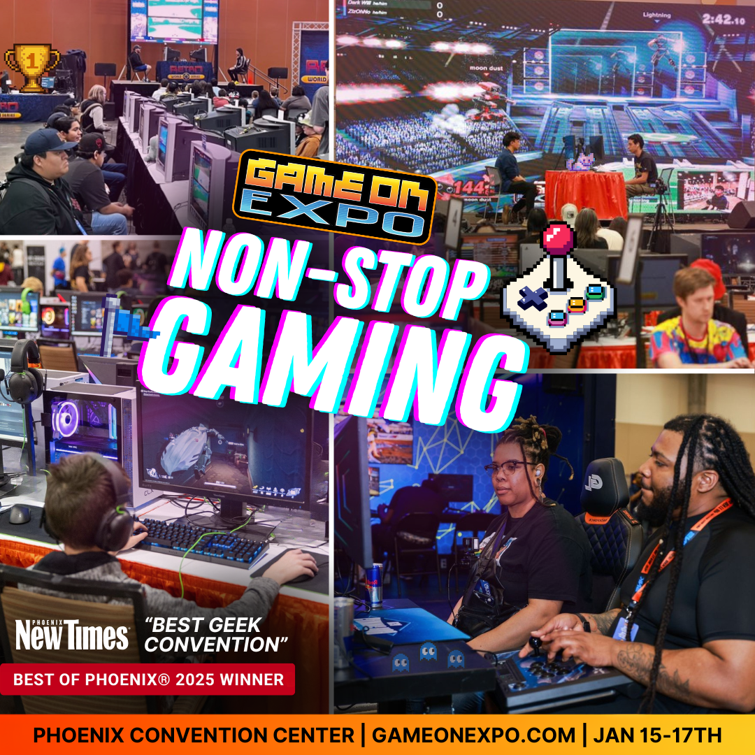 Game On Expo Facebook ad: Gaming!