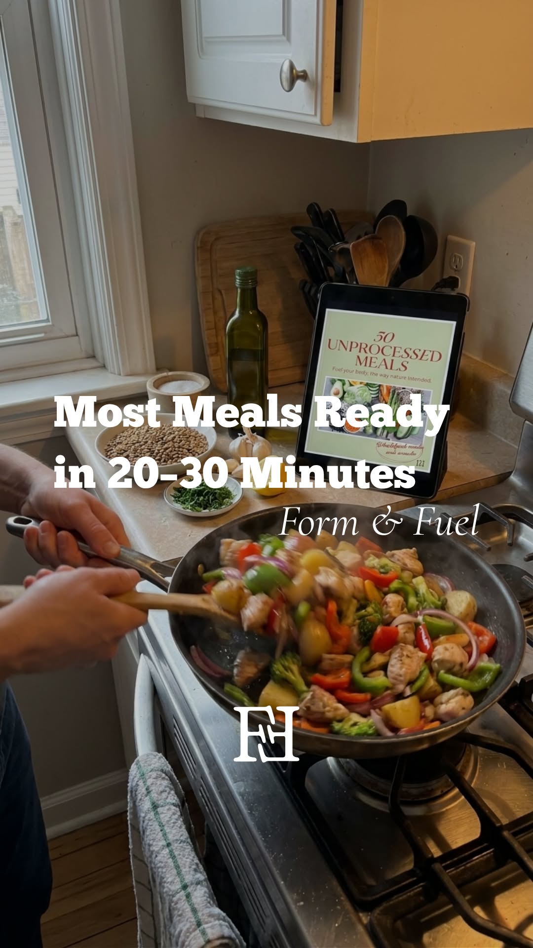 FORM & FUEL Facebook ad: Eat Better Without the Guesswork