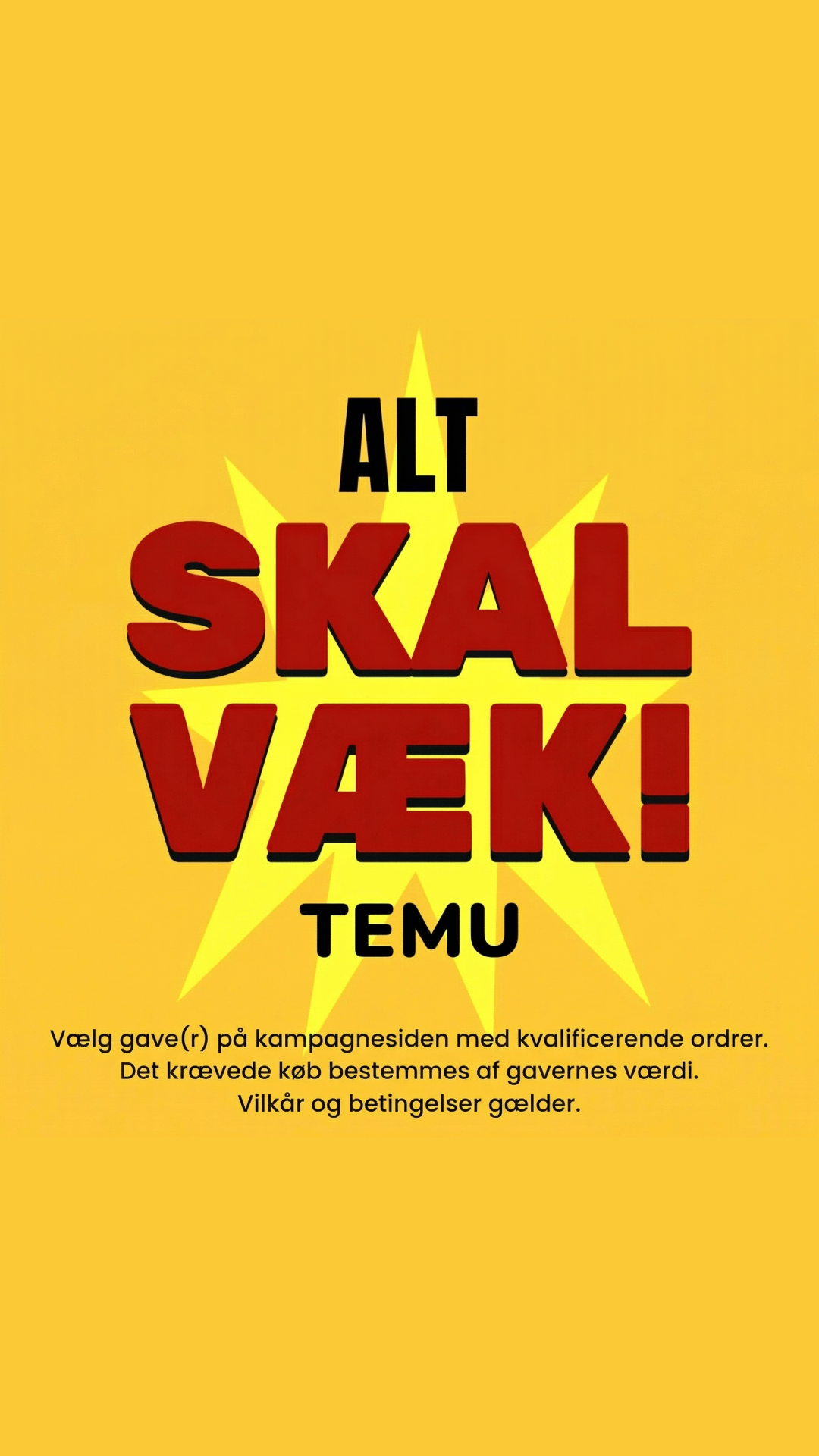 Temu Denmark Facebook ad