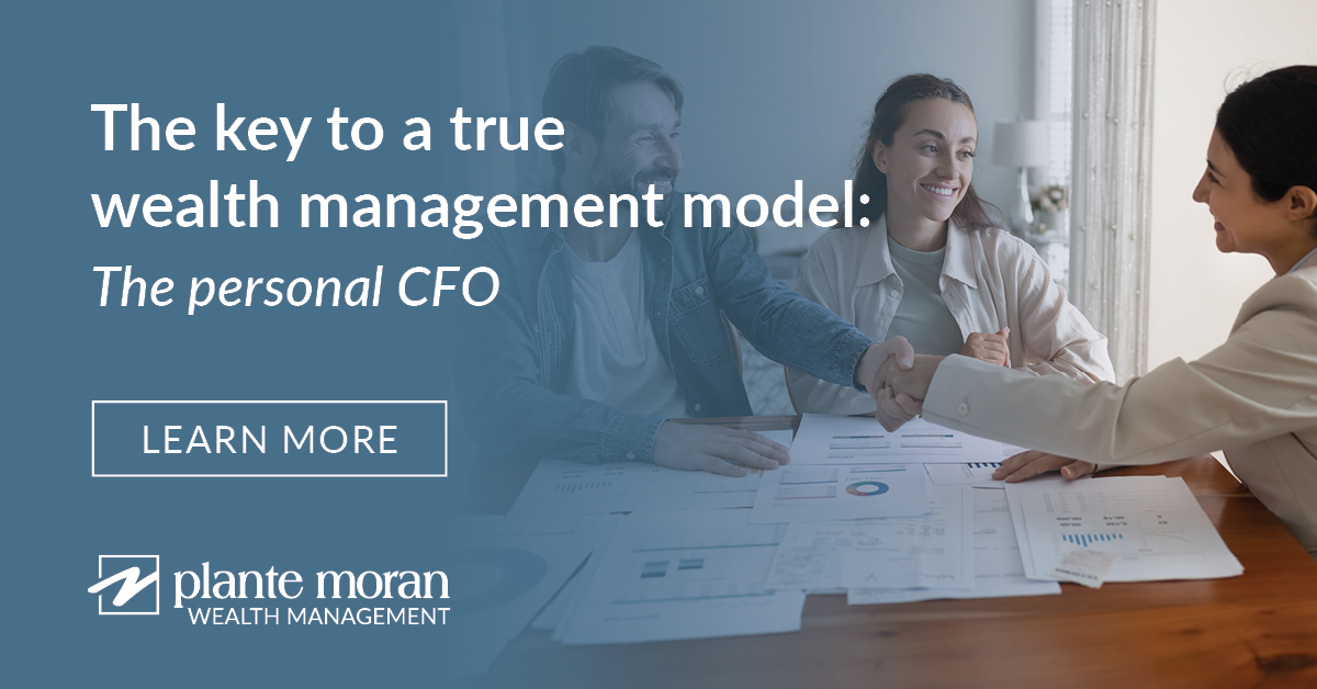 Plante Moran Wealth Management Facebook ad