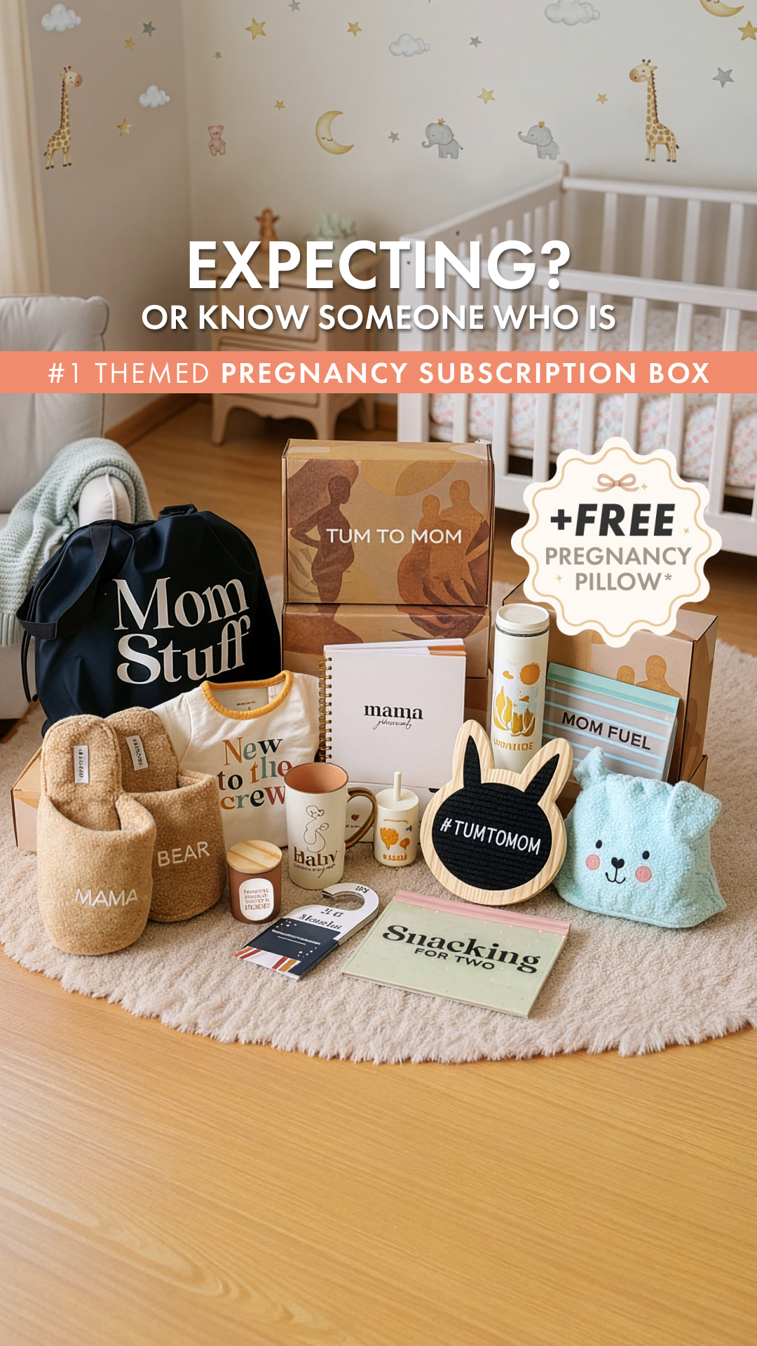 Tum To Mom Pregnancy Box Facebook ad
