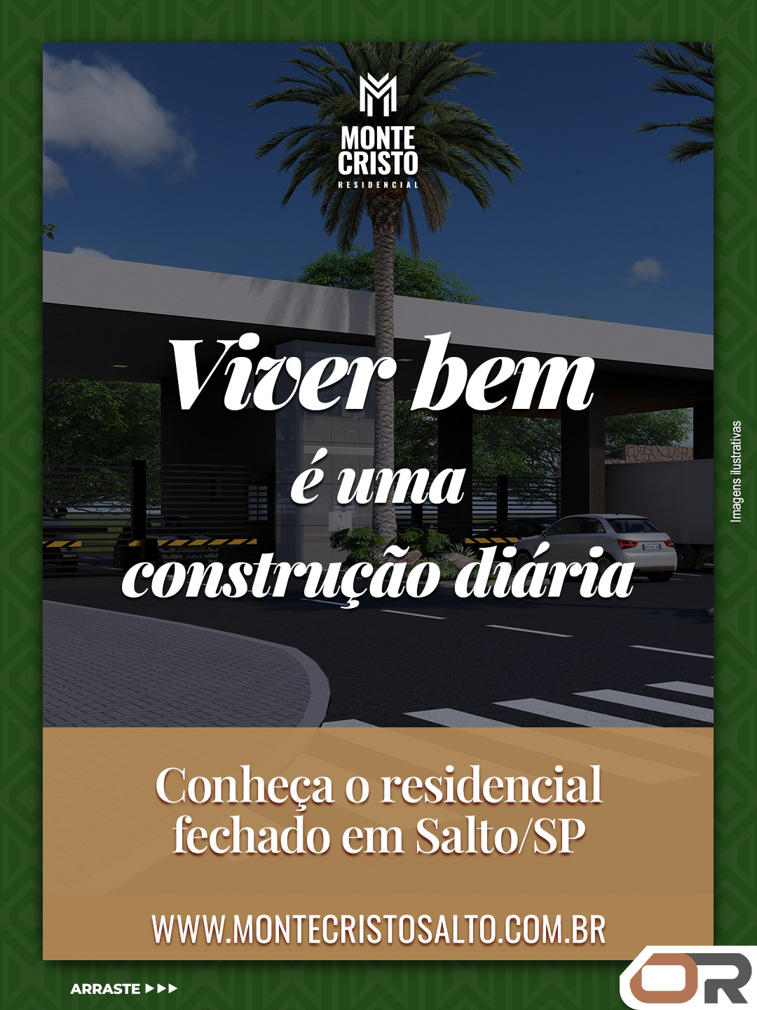 OR Land Urbanização Facebook ad: Morar bem vai além da casa.