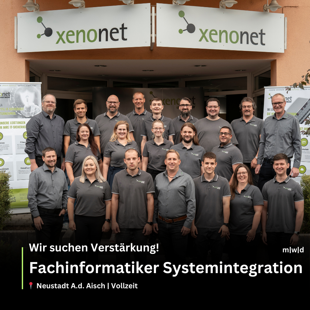 Xenonet by Hartmann Facebook ad: Fachinformatiker Systemintegration (m/w/d) gesucht!