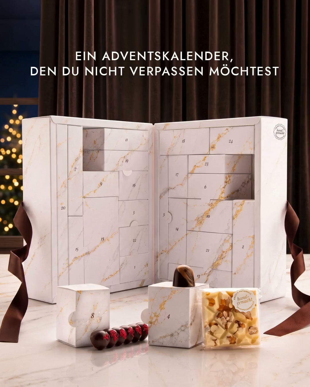 Rausch Schokoladenhaus Facebook ad: Die Vorfreude beginnt.