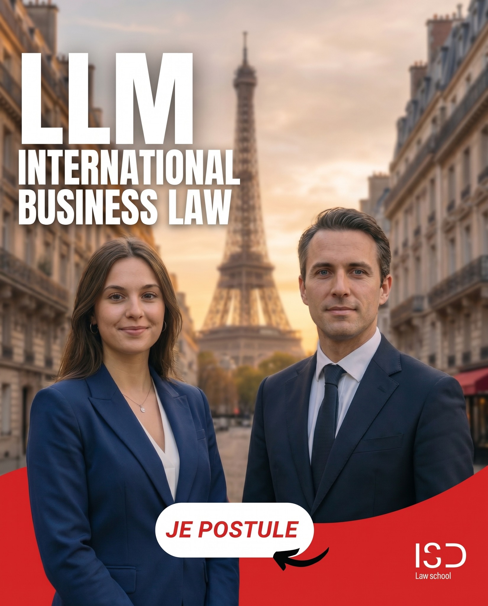 Institut Supérieur du Droit Facebook ad