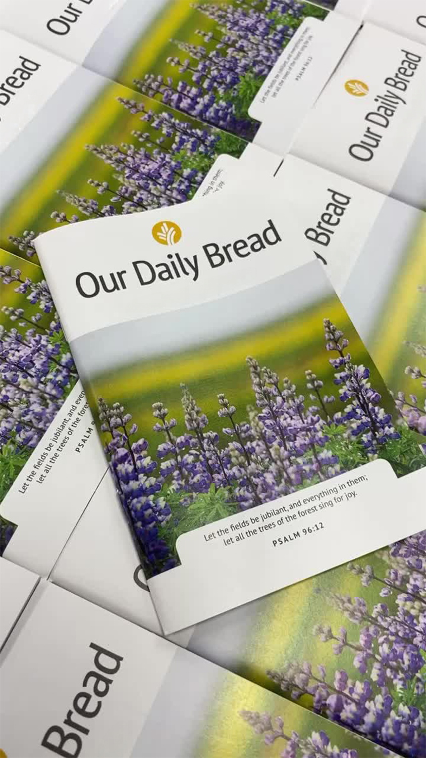 Our Daily Bread Ministries Facebook ad