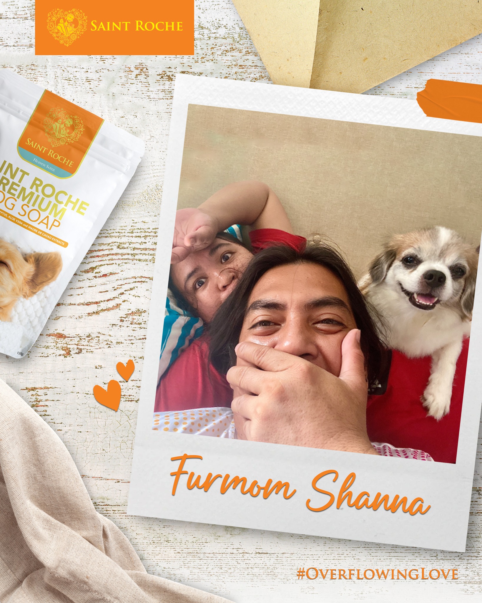 Saint Roche Premium Dog Shampoo Facebook ad