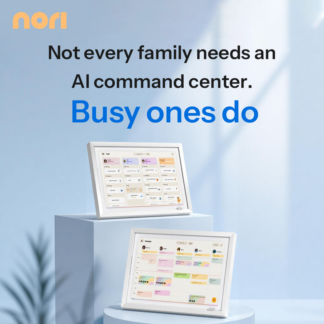 Nori Family Hub Facebook ad: Meet Nori: AI-Powered Family Hub