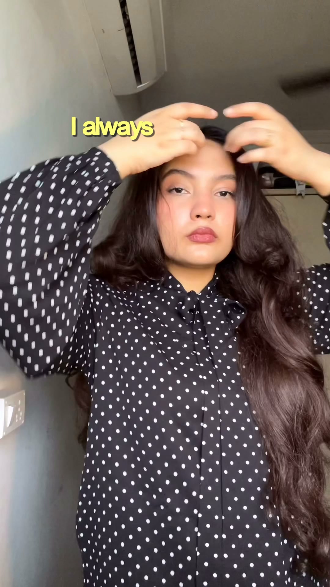 Sadhev Facebook ad: Control Frizz with Lightweight Formulation