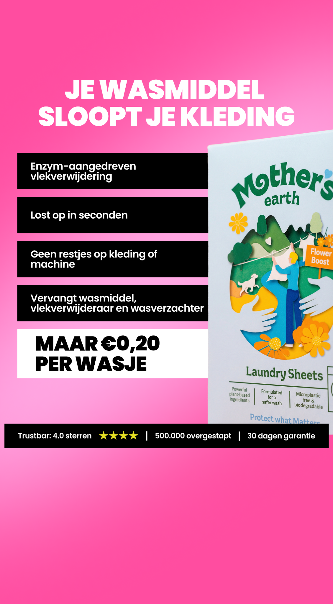 Mothers Earth Facebook ad