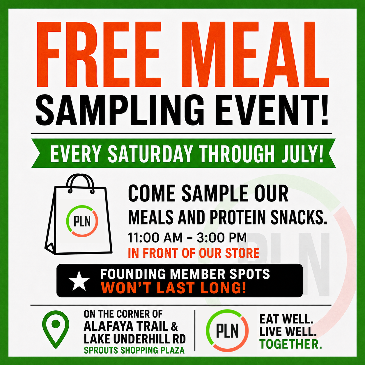 Project LeanNation Waterford Lakes, FL Facebook ad: Bringing Healthier Options to Your Neighborhood