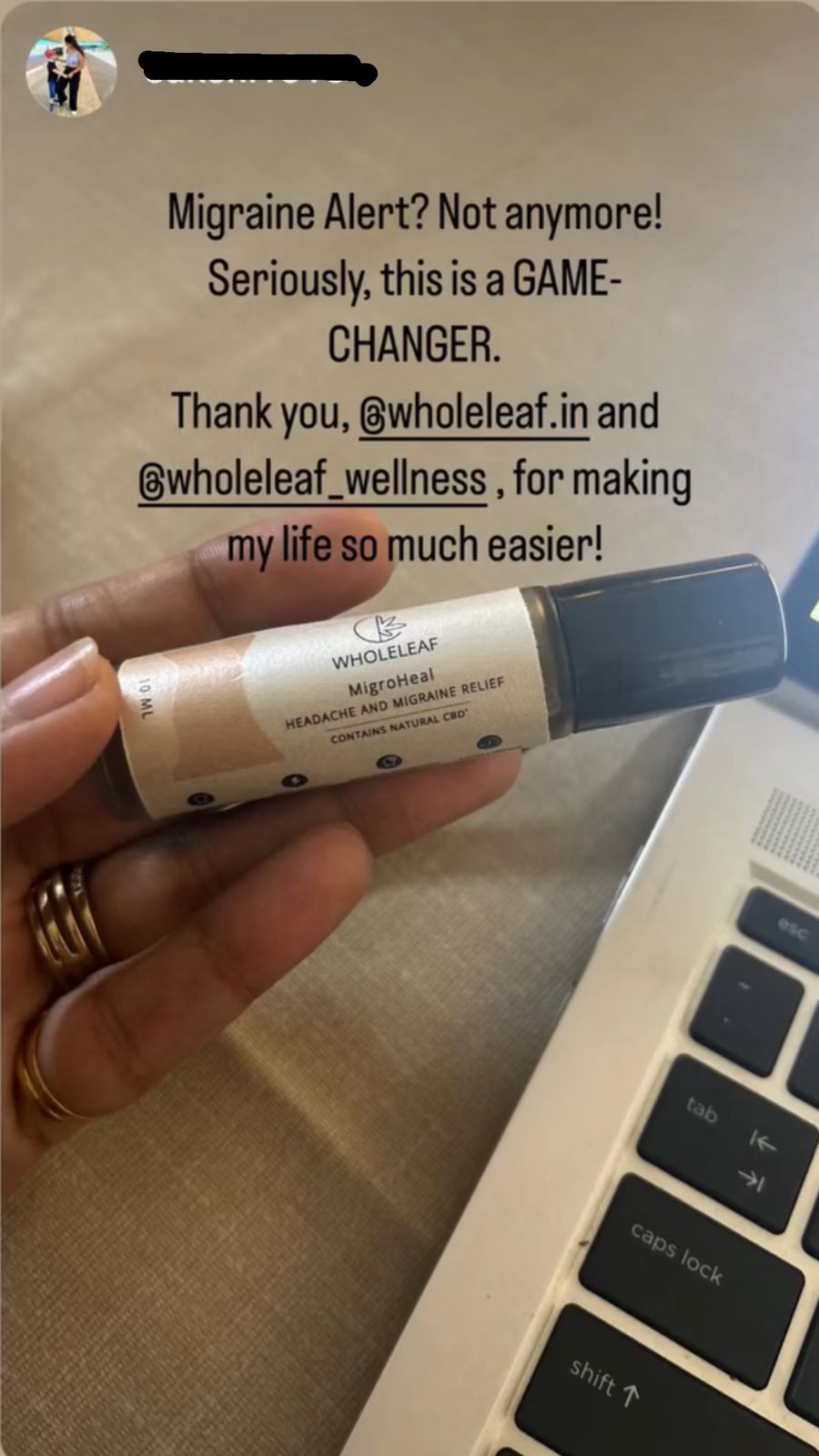 Whole-Leaf Facebook ad