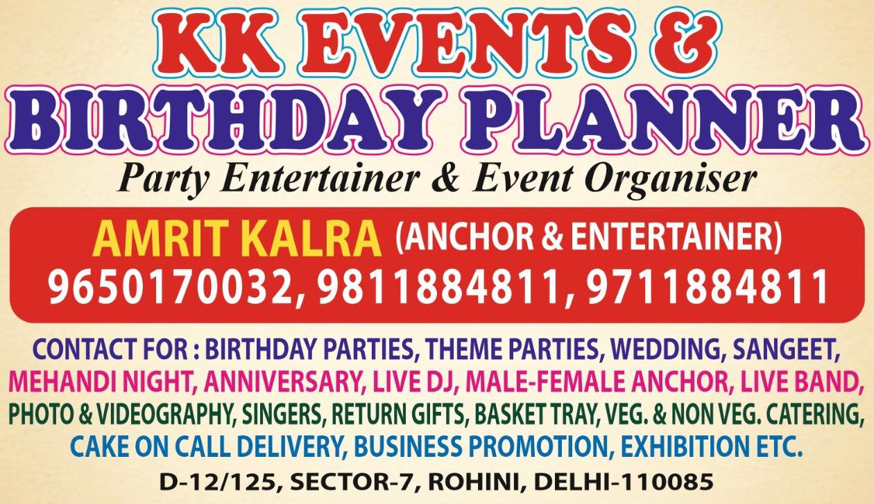 KK EVENTS Facebook ad