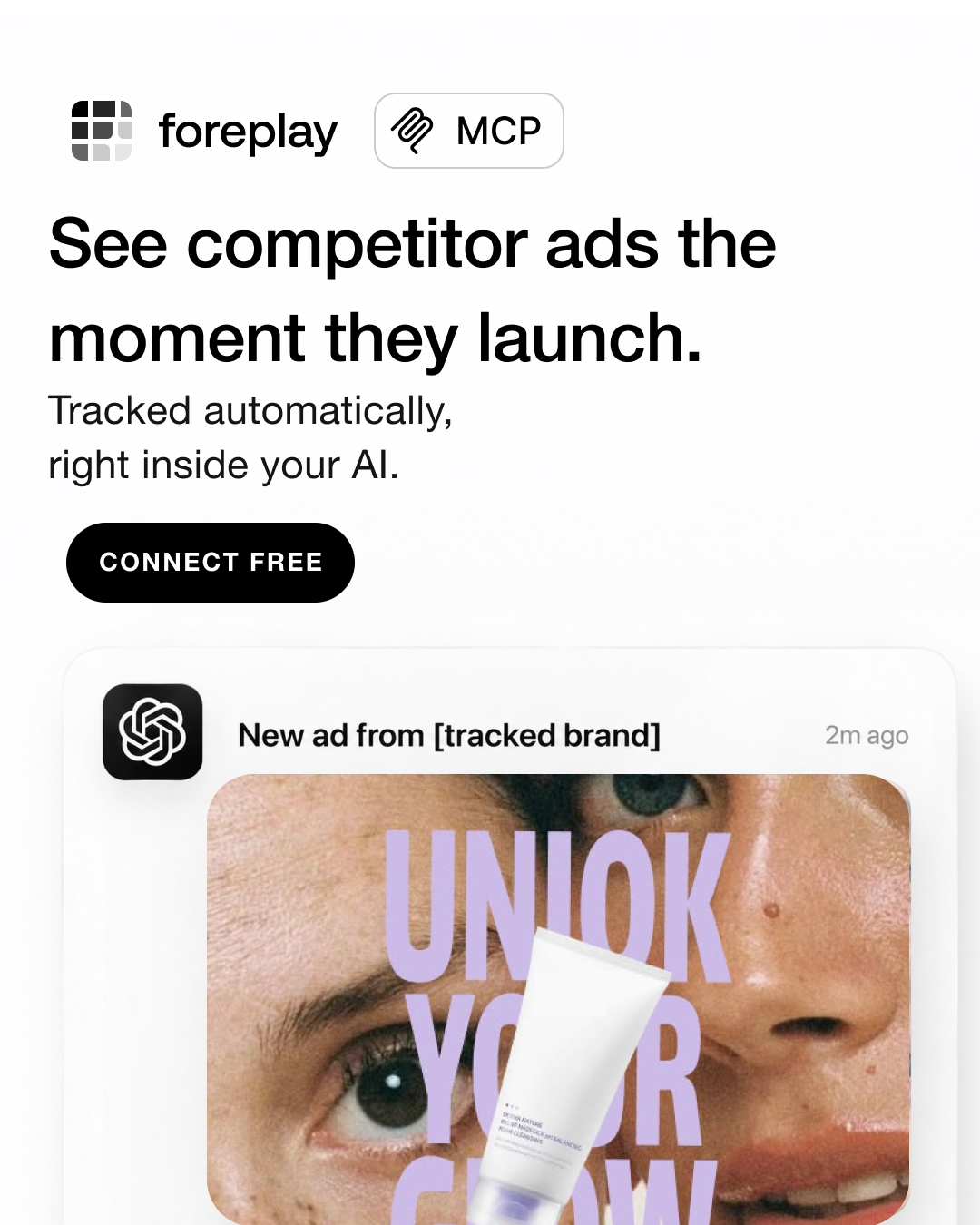 foreplay.co Facebook ad: Make ads that actually convert