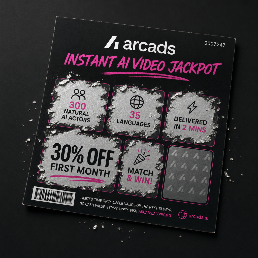 Arcads AI - Newsletter Facebook ad