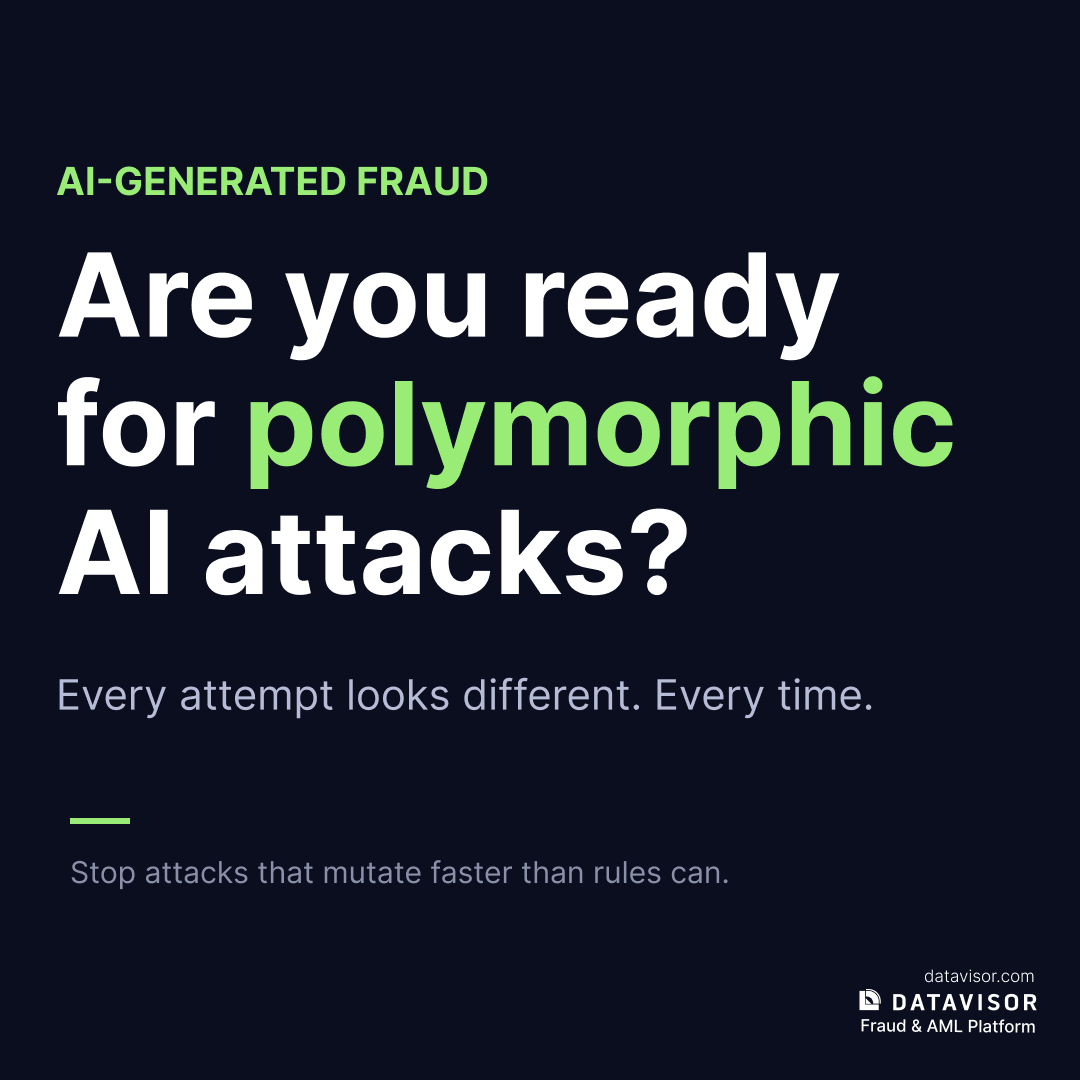 DataVisor, Inc Facebook ad: Future-Proof AI Fraud Playbook