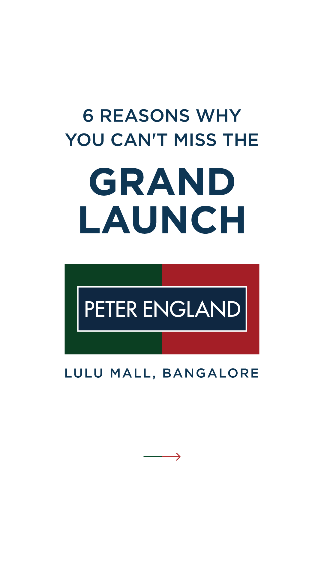 Peter England Facebook ad