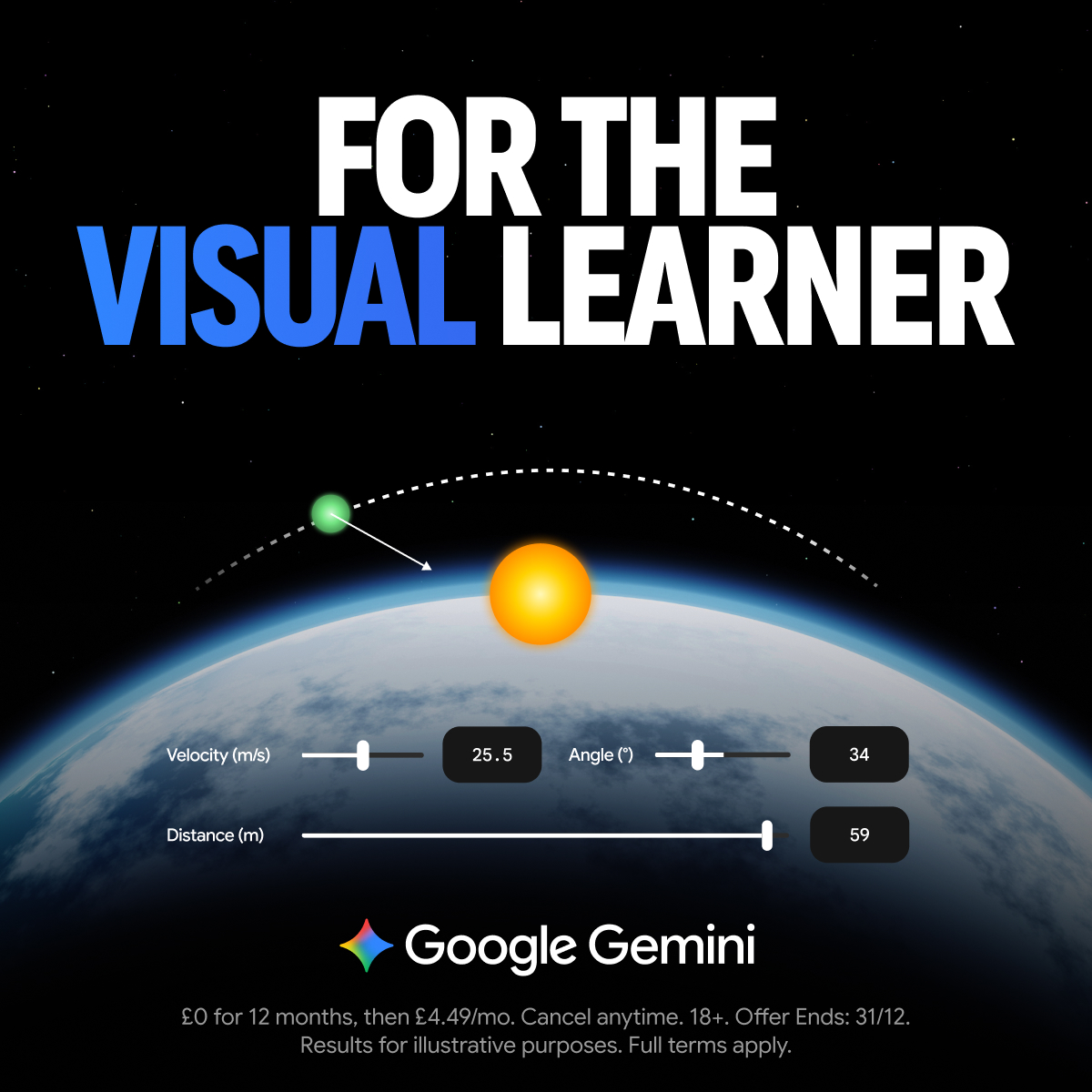 Google Gemini App Facebook ad: Claim Free Student Plan