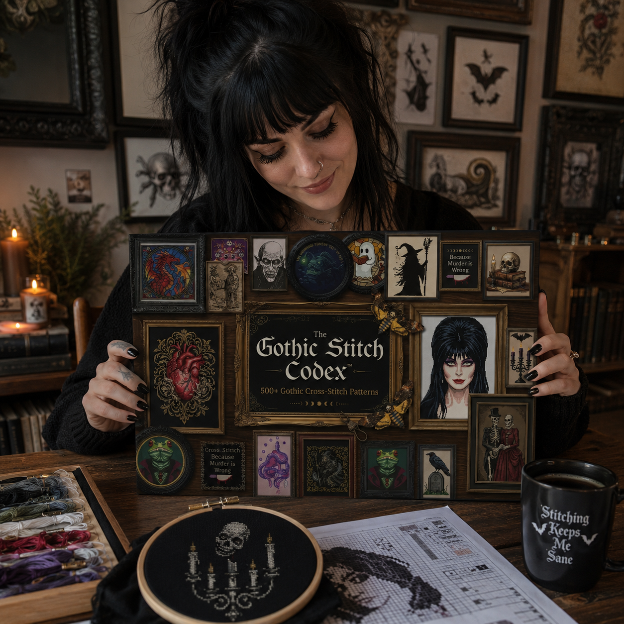 The Gothic Stitch Codex Facebook ad