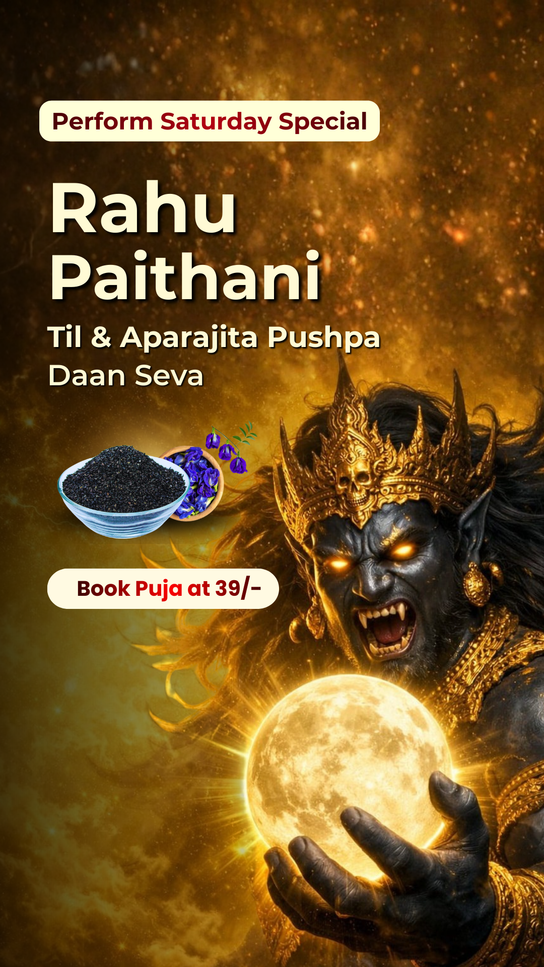 Utsav App : India’s most Loved  Puja Booking App Facebook ad