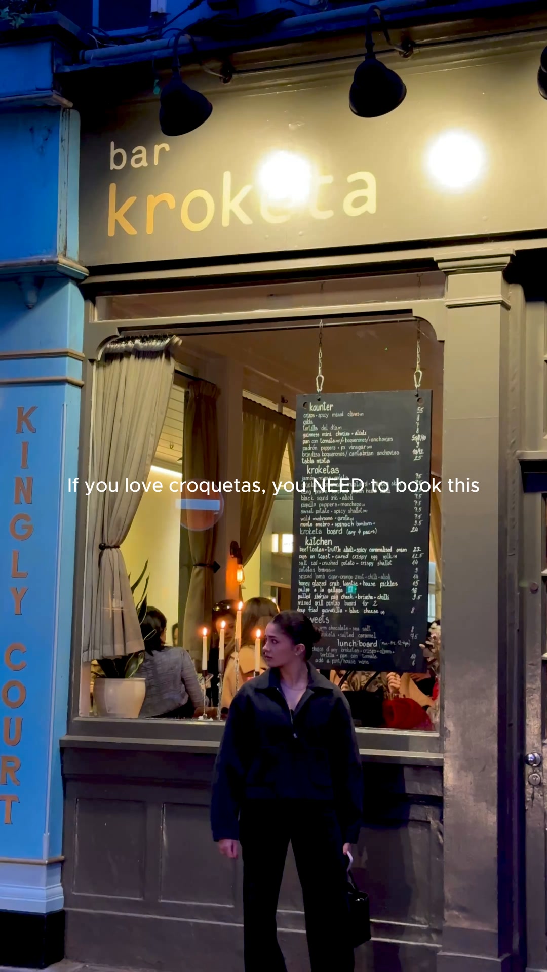 Bar Kroketa Facebook ad: Book Your Table Tonight