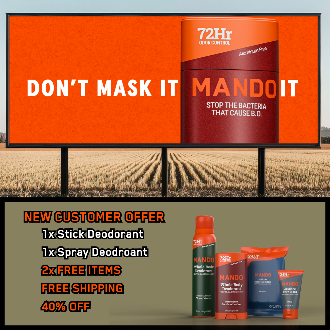 Mando Deodorant Facebook ad