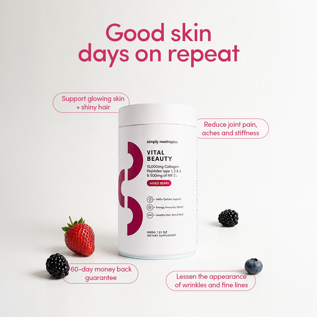 Simply Nootropics Facebook ad