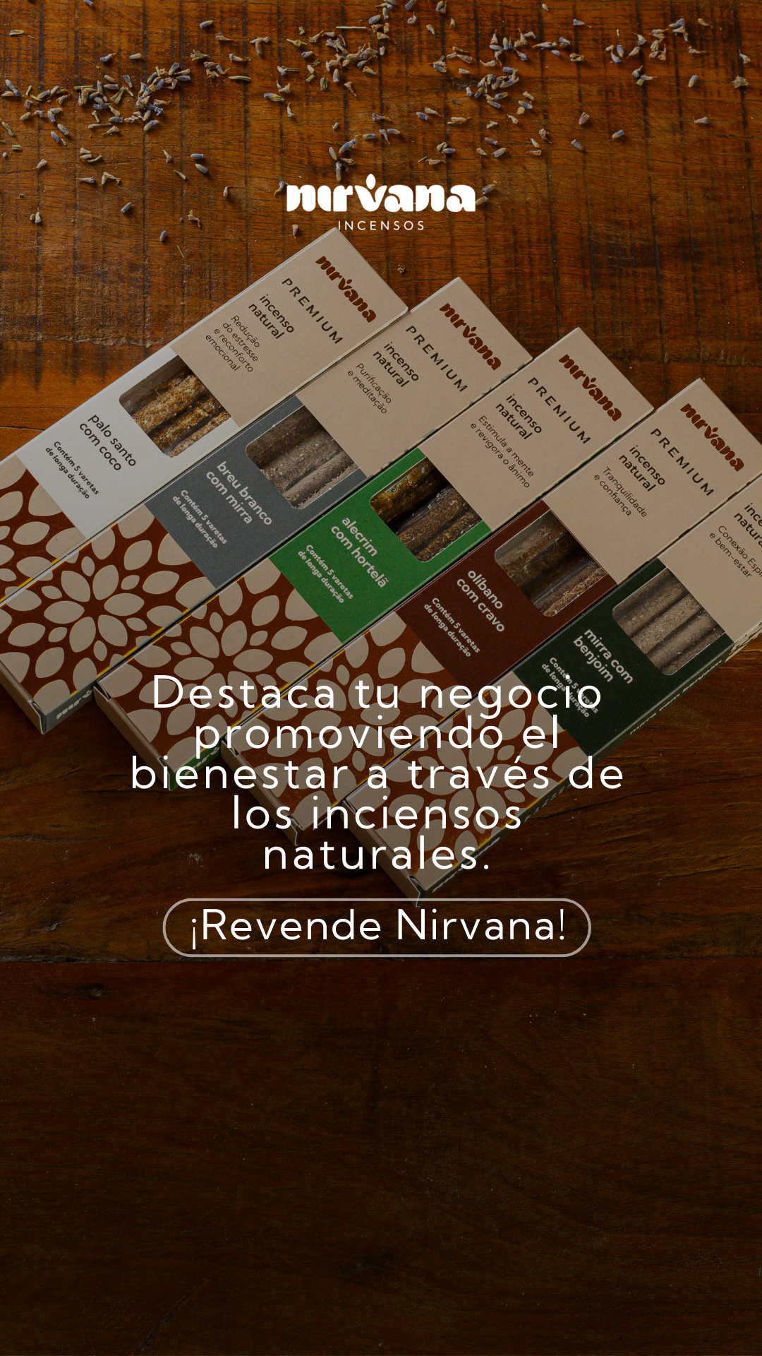 Nirvana Incenso Facebook ad from Feb 28, 2025