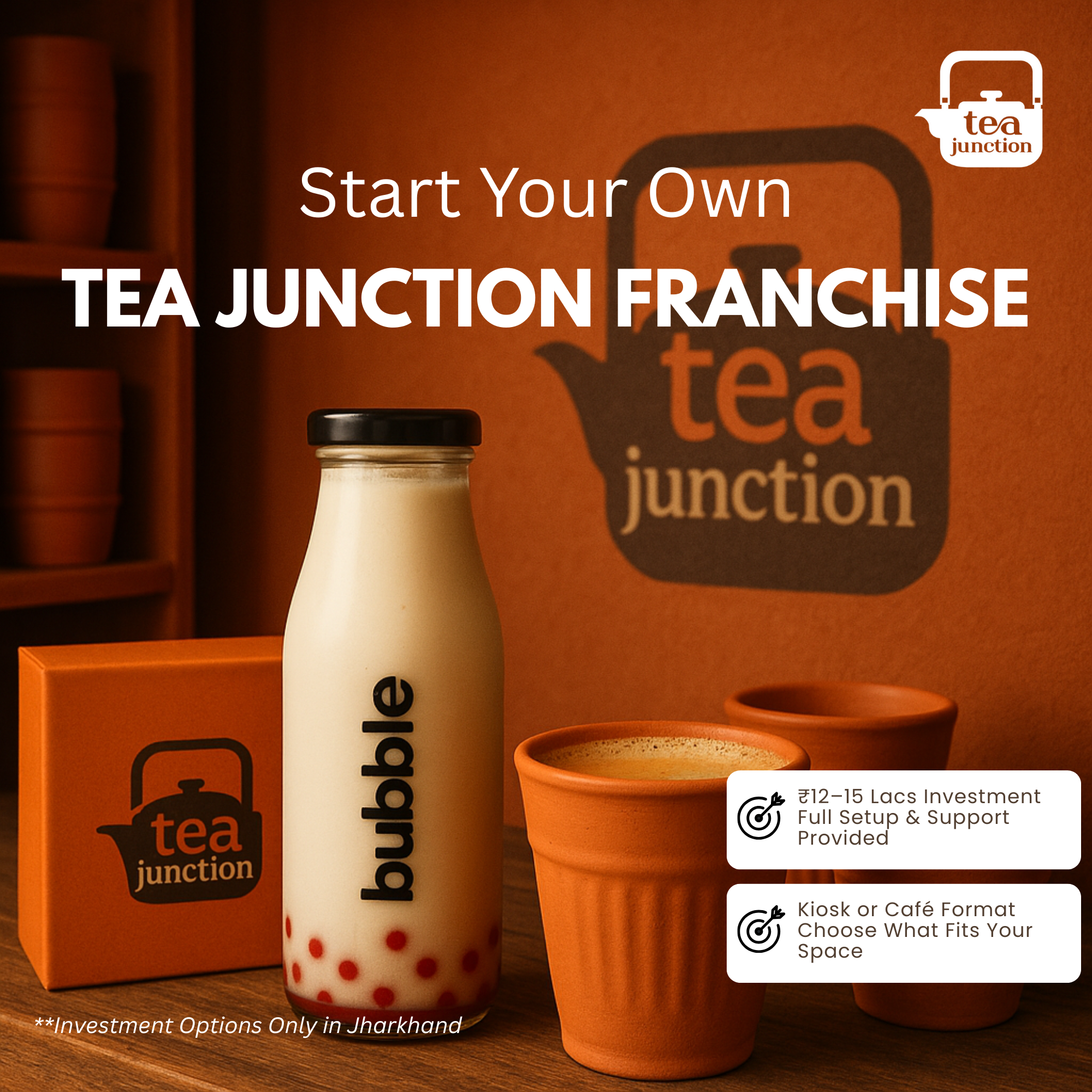 Tea Junction Franchise Facebook ad