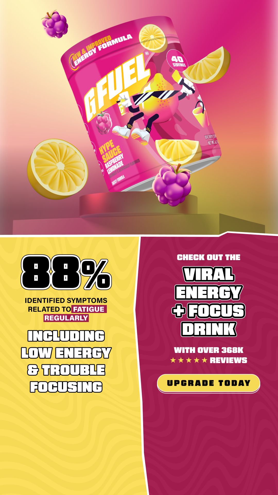G FUEL Facebook ad