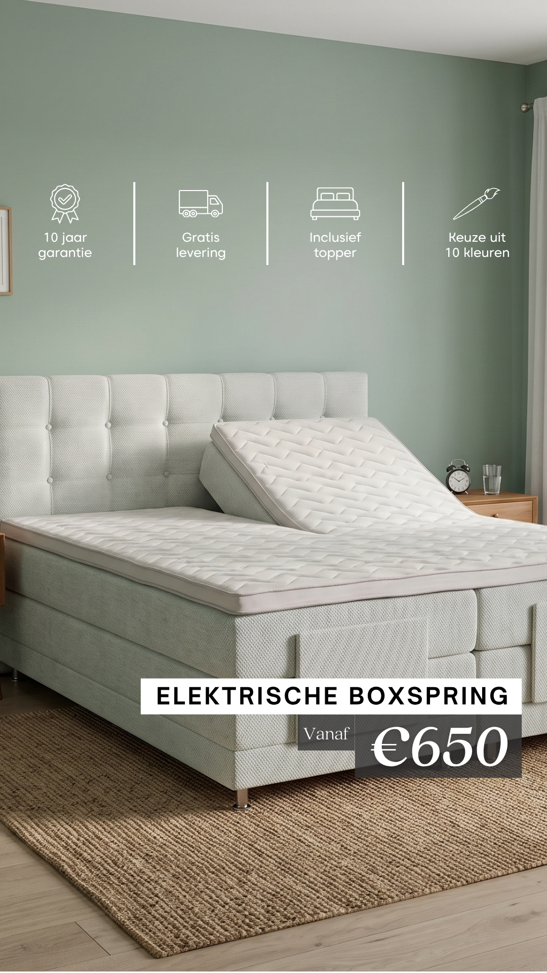 HappyBed Facebook ad