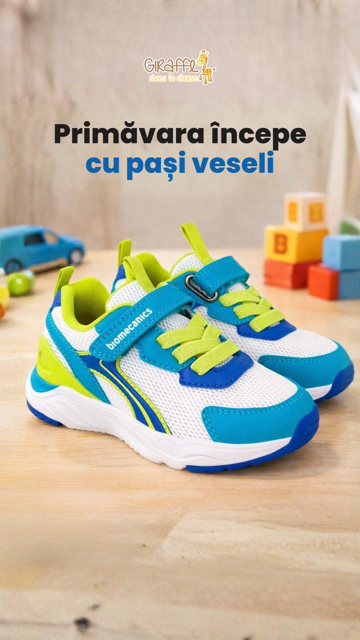 Giraffe Shoes Facebook ad