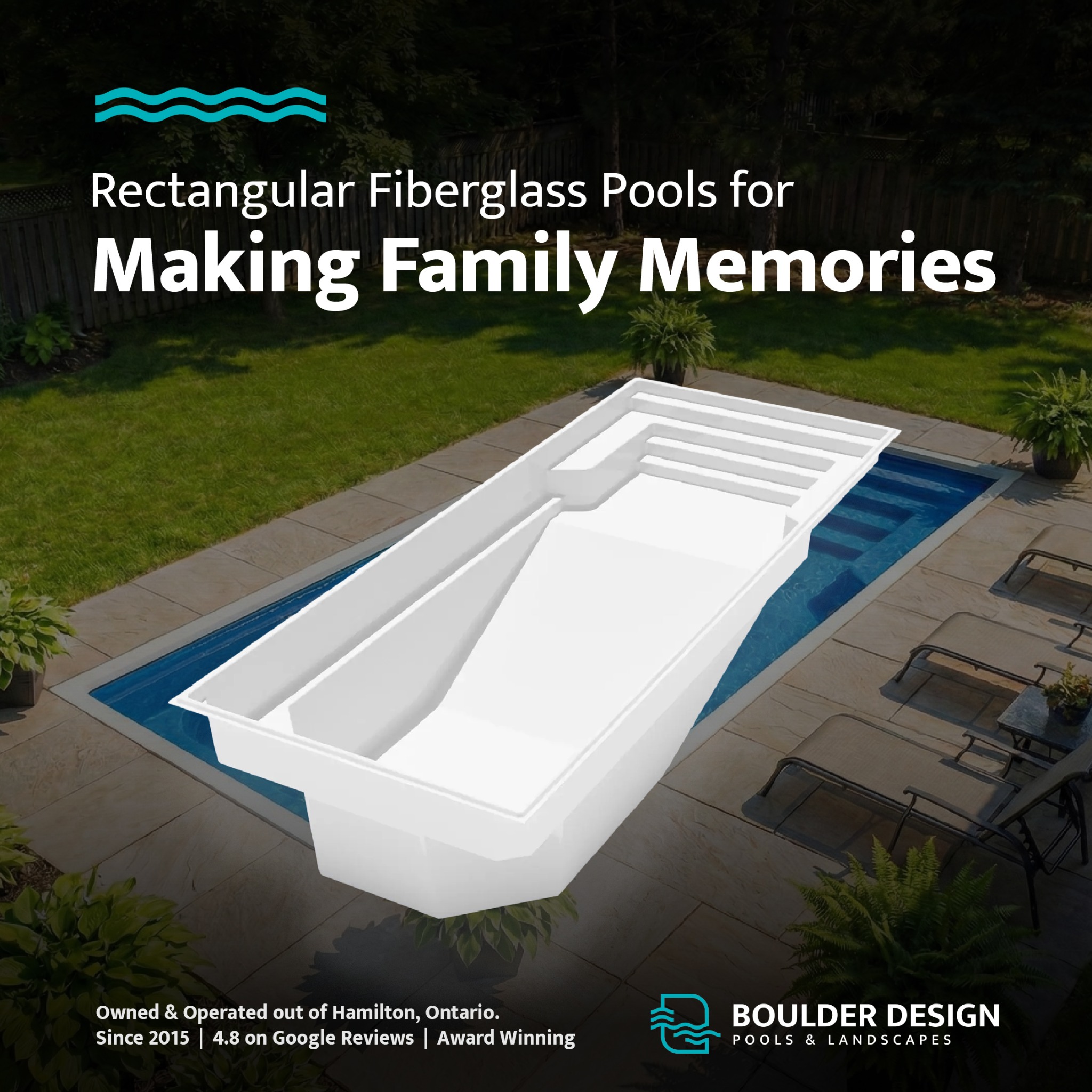Boulder Design Pools and Landscapes Facebook ad: A quick and budget friendly way to add…
