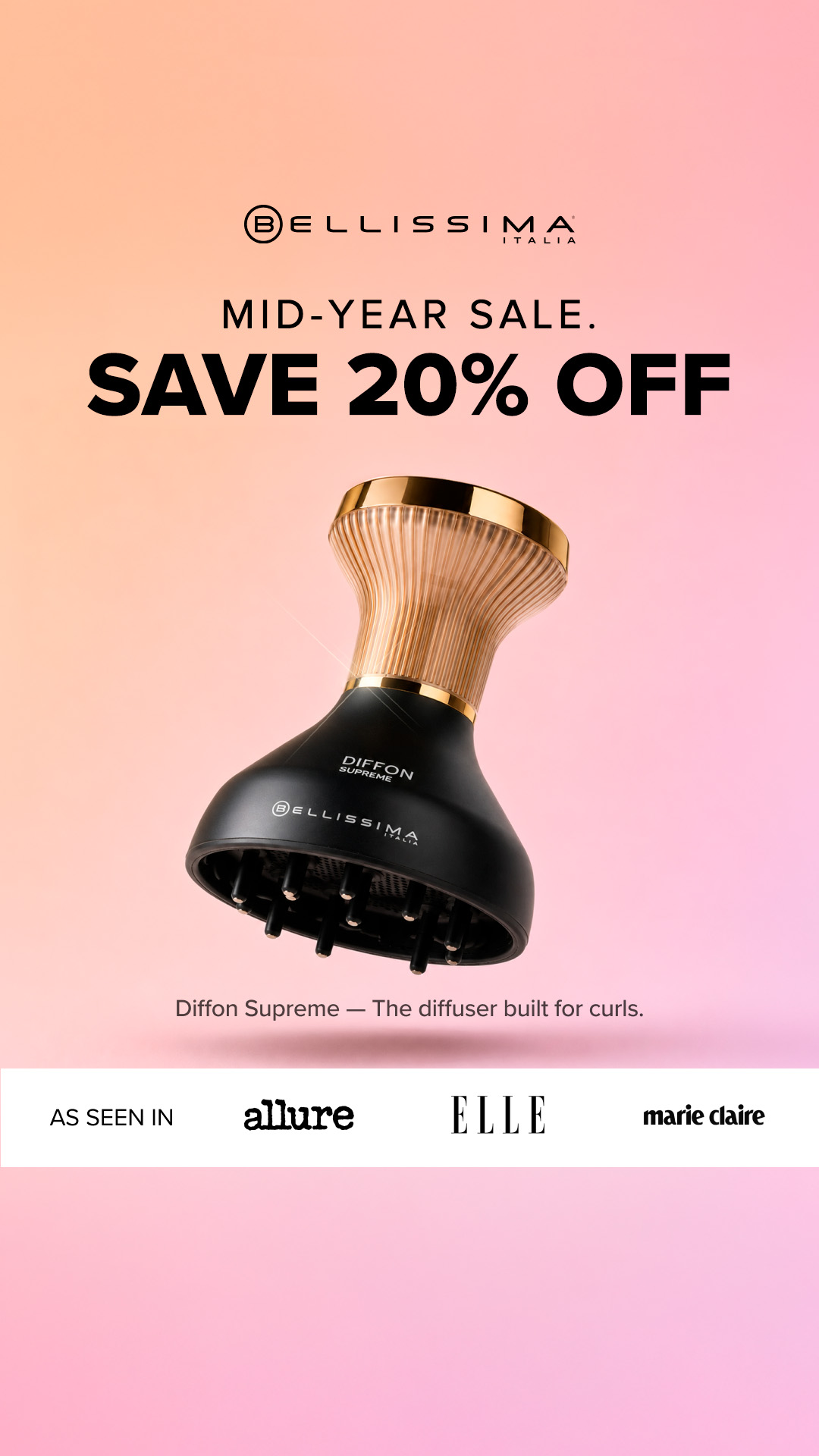 Bellissima Hair Tools Facebook ad